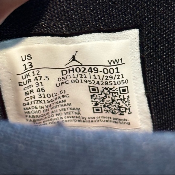 Nike Jordan Zoom separate Black White - Picture 5 of 15